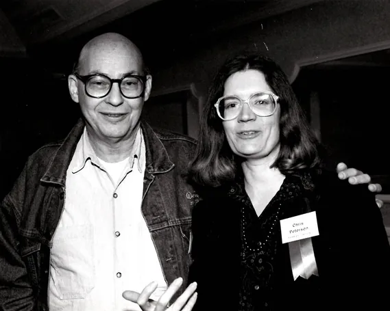 Foresight advisor Marvin Minsky and cofounder Christine Peterson