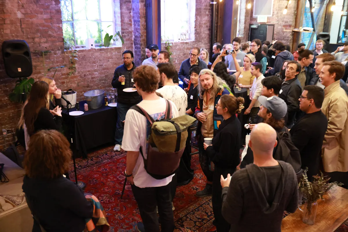 A salon at the San Francisco Node